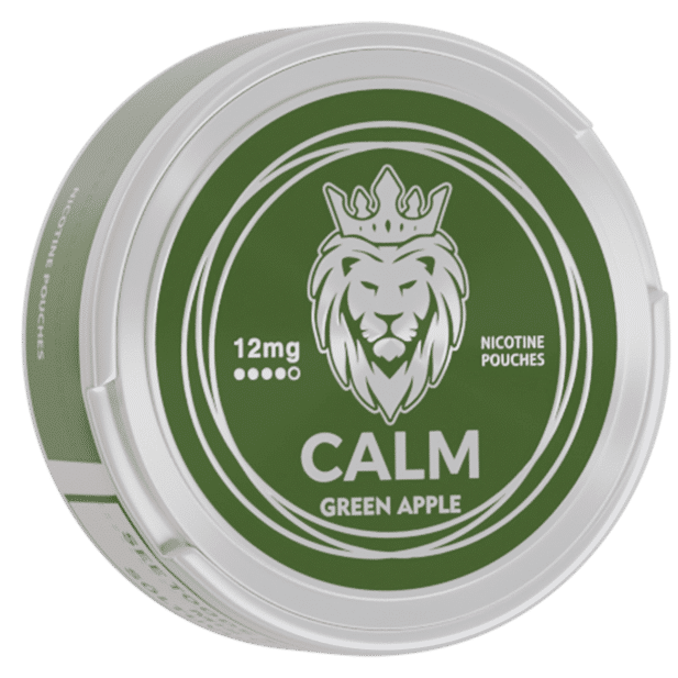 calm green apple side view