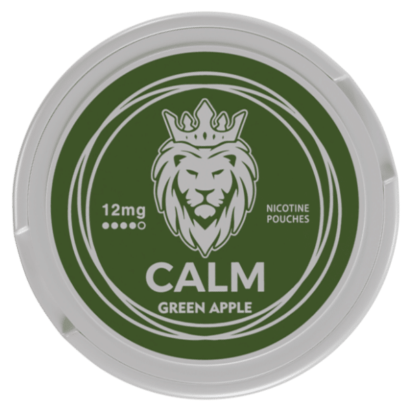 calm green apple top view