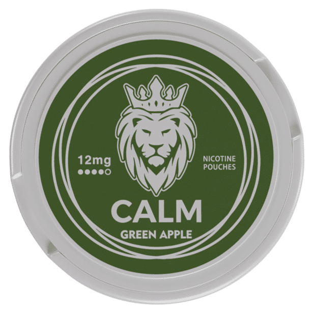 calm green apple top view