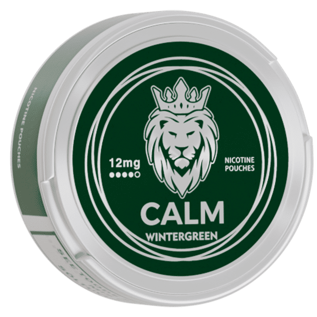 calm wintergreen side view