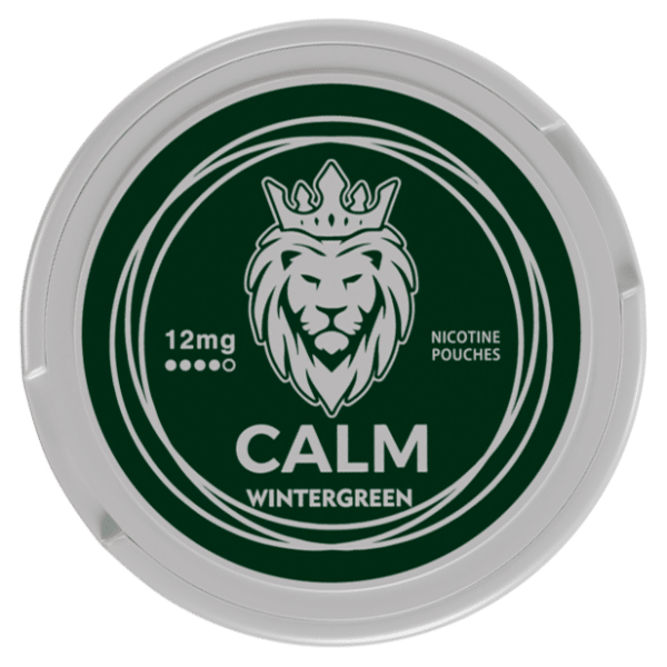 calm wintergreen top view